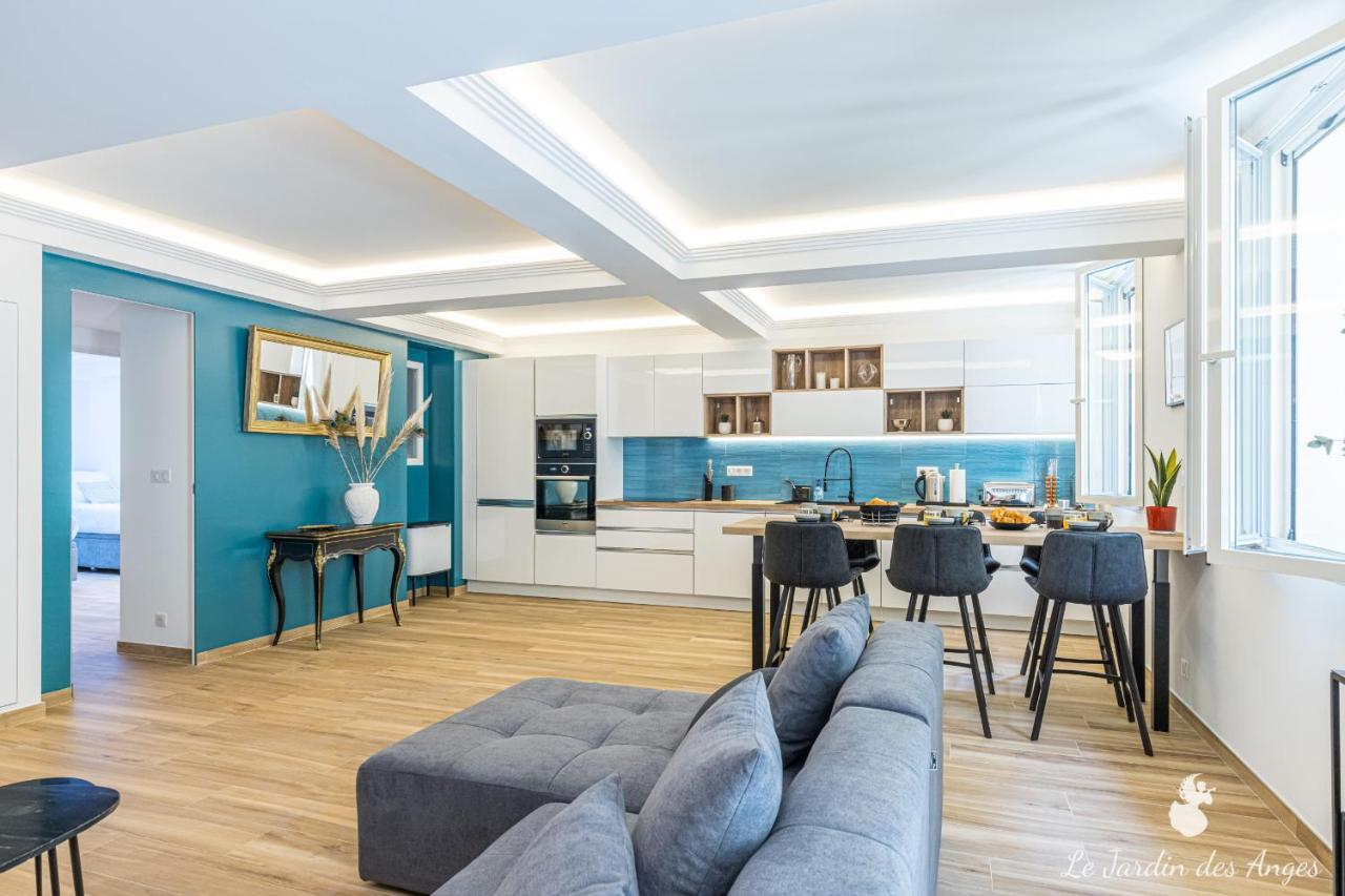 Luxury 3 Bdr Garden & Parking - Angels' Garden Nice Exterior foto
