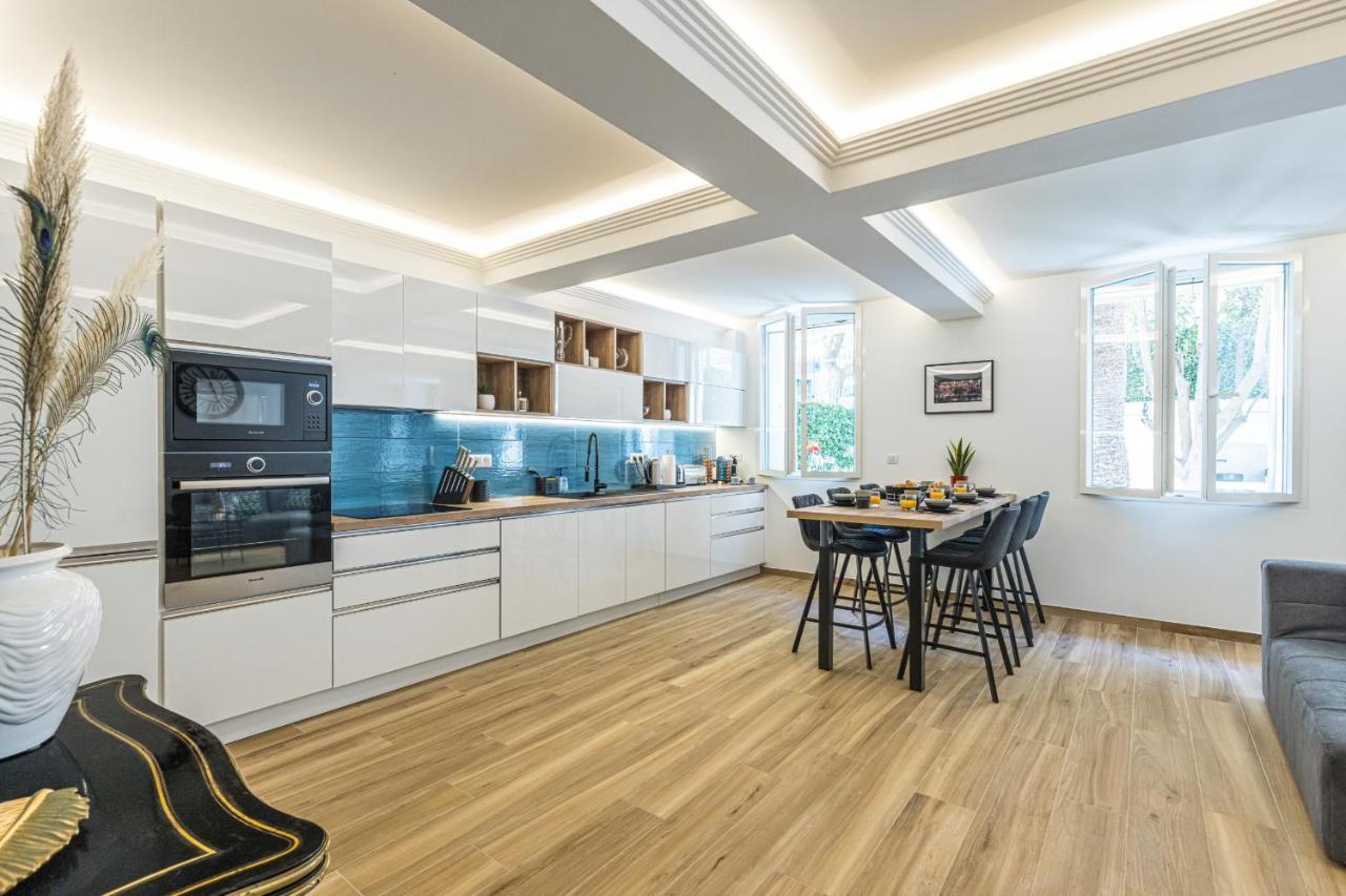 Luxury 3 Bdr Garden & Parking - Angels' Garden Nice Exterior foto